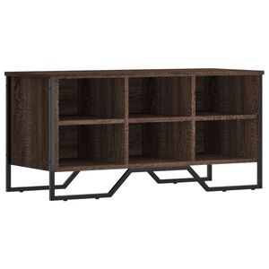 vidaXL Botn&iacute;k hněd&yacute; dub 90 x 38 x 45,5 cm kompozitn&iacute; dřevo