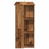 vidaXL Barov&yacute; stůl s reg&aacute;lem old wood 102x50x103,5 cm kompozitn&iacute; dřevo