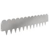 vidaXL Okraj tr&aacute;vn&iacute;ku 20 pcs 103 x 25 cm Ocel Stř&iacute;brn&aacute;