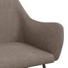 vidaXL Houpac&iacute; křeslo taupe textil