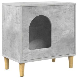 vidaXL Kočič&iacute; dům Beton 51 x 30 x 52 cm kompozitn&iacute; dřevo