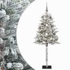 vidaXL Uměl&yacute; v&aacute;nočn&iacute; stromek s baňkami 120 cm 150 LED Tepl&aacute; b&iacute;l&aacute;