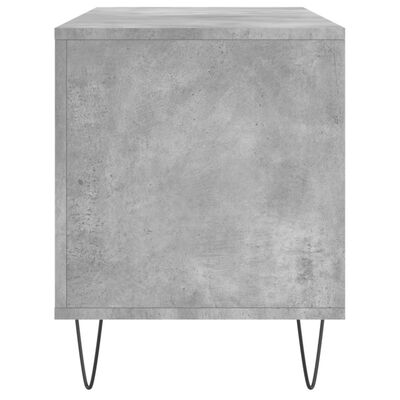 vidaXL Skříňka na LP desky betonově šedá 100x38x48 cm kompozitní dřevo