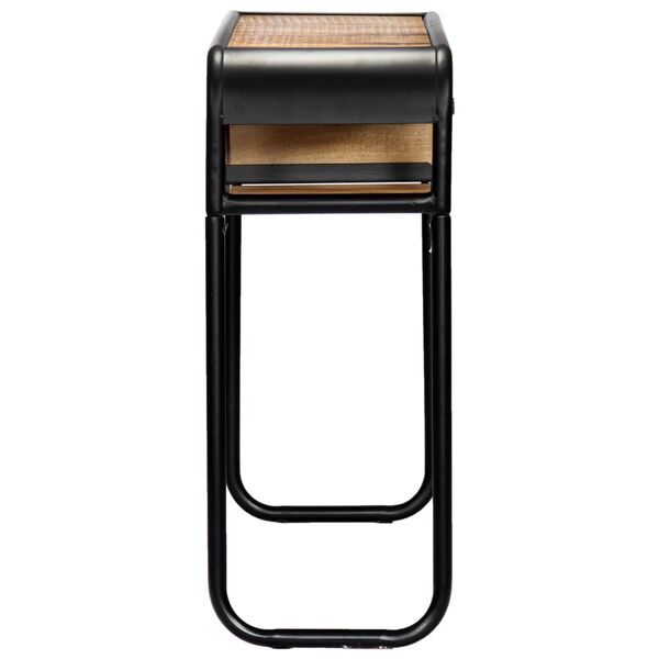 vidaXL Konzolový stolek 118 x 30 x 75 cm masivní mangovníkové dřevo