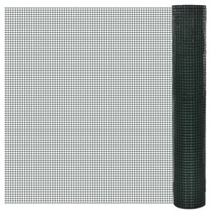 vidaXL Pletivo ke kurn&iacute;ku pozinkovan&eacute; PVC vrstva 10 x 1 m zelen&eacute;