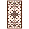 vidaXL Zahradn&iacute; n&aacute;stěnn&aacute; dekorace 105 x 55 cm corten Maursk&yacute; design