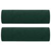 vidaXL 3m&iacute;stn&aacute; pohovka s pol&scaron;t&aacute;ři tmavě zelen&aacute; 180 cm samet