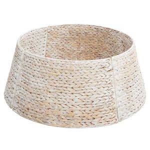vidaXL V&aacute;nočn&iacute; obojek na stromek Kulat&yacute; B&iacute;l&aacute; Průměr 60 x 22 cm