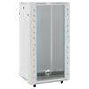 vidaXL 22U S&iacute;ťov&aacute; rozvodn&aacute; skř&iacute;ň otočn&eacute; nožičky 19" IP20 60x60x120 cm
