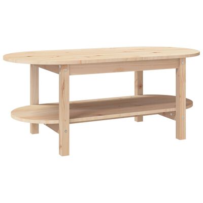 vidaXL Konferenční stolek 110 x 55 x 45 cm masivní borové dřevo