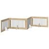 vidaXL Skl&aacute;dac&iacute; ps&iacute; br&aacute;na se stojany 4 pcs Dub sonoma 401 cm