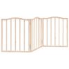vidaXL Zábrana pro psy skládací 3 panely 150 cm topolové dřevo
