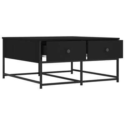 vidaXL Konferenční stolek černý 80 x 80 x 40 cm kompozitní dřevo