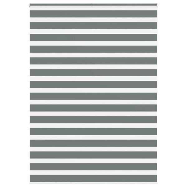 vidaXL Zebra roleta tmavě &scaron;ed&aacute; 165x200cm &scaron;&iacute;řka l&aacute;tky 160,9cm polyester