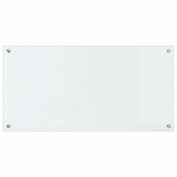 vidaXL Kuchyňská zástěna 2 pcs Transparentní 100 x 50 cm tvrzené sklo