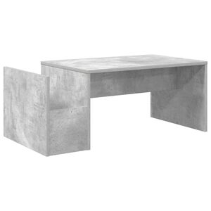 vidaXL Konferenčn&iacute; stolek Betonově &scaron;ed&aacute; 90 x 45 x 35 cm