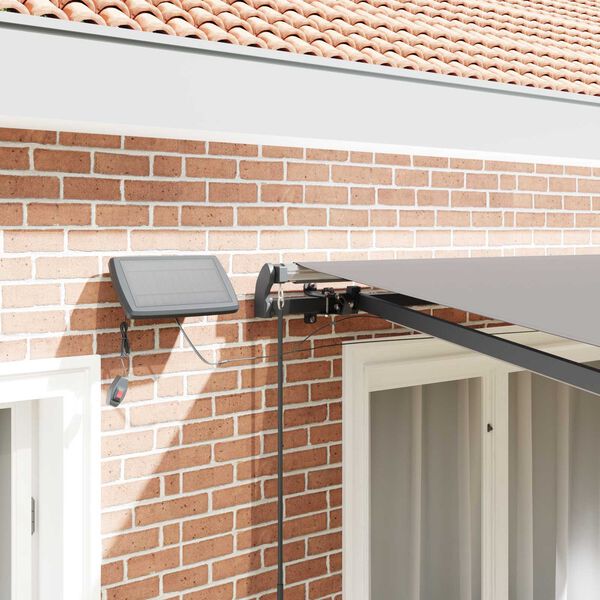 vidaXL Budsorovateln&eacute; zastře&scaron;en&iacute; Světle &scaron;ed&aacute; 350 x 250 cm textil