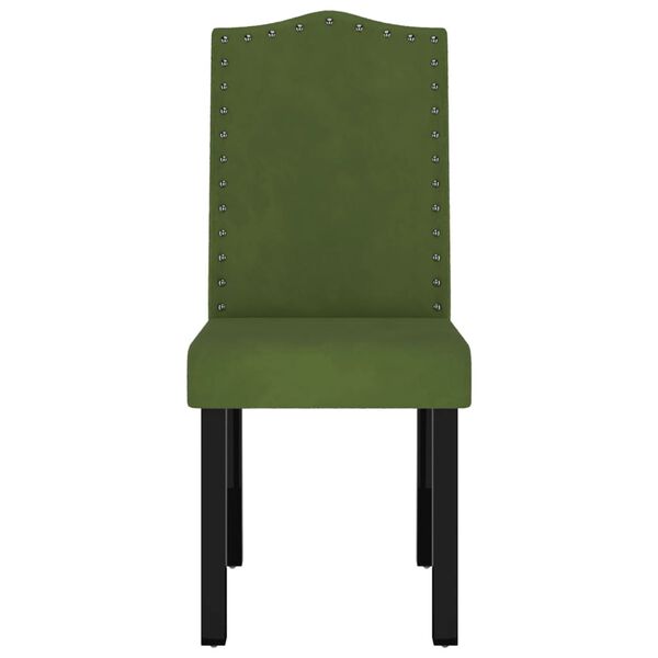 vidaXL J&iacute;deln&iacute; židle 6 ks tmavě zelen&eacute; samet