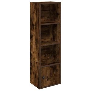 vidaXL Knihovna kouřov&yacute; dub 31x24x102 cm kompozitn&iacute; dřevo