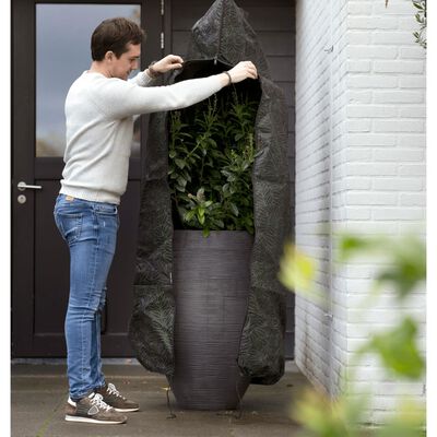 Capi Ochranný obal na rostliny S 75 x 150 cm černý a zelený potisk