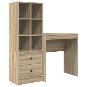 vidaXL Stůl Sonoma dub 115,5 x 40 x 127 cm 2 ks