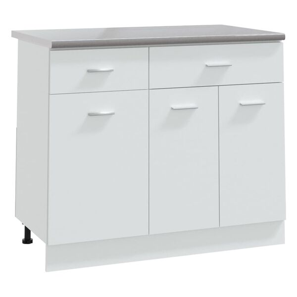 vidaXL Kuchyňsk&aacute; pracovn&iacute; deska &scaron;ed&aacute; 100 x 60 x 2,8 cm dřevotř&iacute;ska