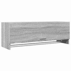 vidaXL &Scaron;atn&iacute; skř&iacute;ň &scaron;ed&aacute; sonoma 100 x 32,5 x 35 cm kompozitn&iacute; dřevo