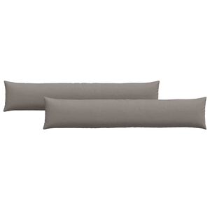 vidaXL Pohovkov&eacute; pol&scaron;t&aacute;ře 2 pcs Taupe 200 x 40 cm textil