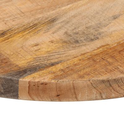 vidaXL Stolní deska Ø50x1,5 cm kulatá masivní hrubé mangovníkové dřevo