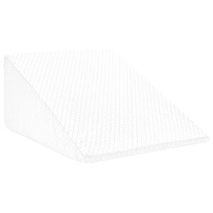 vidaXL Pol&scaron;t&aacute;ř na nohy 60 x 50 x 30 cm Měkk&yacute; Paměťov&aacute; pěna B&iacute;l&aacute;