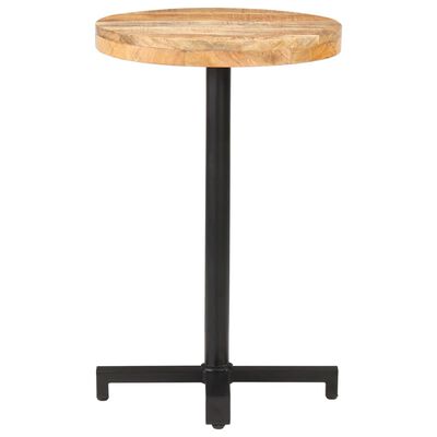 vidaXL Bistro stůl kulatý Ø 50 x 75 cm hrubé mangovníkové dřevo