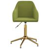 vidaXL Otočn&eacute; j&iacute;deln&iacute; židle 2 ks světle zelen&eacute; samet