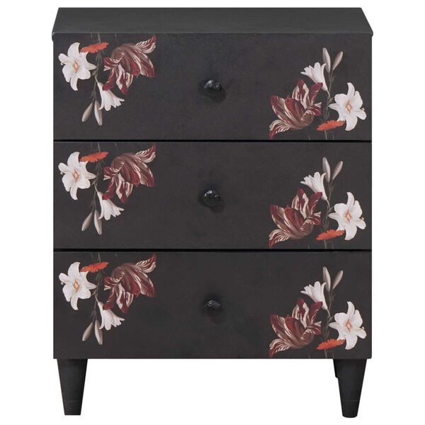 vidaXL Noční stolek Vícebarevný 50 x 33 x 60 cm Masivní mangové dřevo