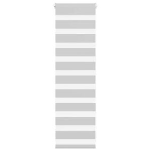 vidaXL Zebra roleta světle &scaron;ed&aacute; 40x100cm &scaron;&iacute;řka l&aacute;tky 35,9 cm polyester