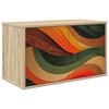 vidaXL N&aacute;stěnn&aacute; TV skř&iacute;ň BONN 69 x 33 x 40 cm Dub sonoma