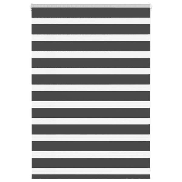 vidaXL Zebra roleta čern&aacute; 110x100 cm &scaron;&iacute;řka l&aacute;tky 105,9 cm polyester