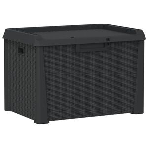vidaXL Zahradn&iacute; &uacute;ložn&yacute; box antracitov&yacute; 125 l PP