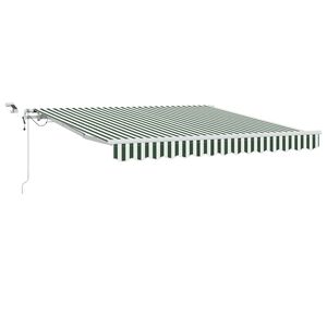 vidaXL Stahovac&iacute; mark&yacute;za Zelen&aacute; a b&iacute;l&aacute; 300 x 250 cm Polyester