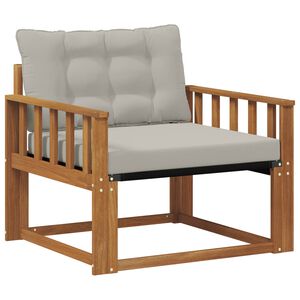 vidaXL Venkovn&iacute; pohovkov&aacute; souprava Masivn&iacute; ak&aacute;ciov&eacute; dřevo a Textilene