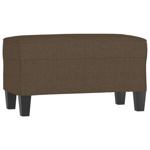 vidaXL Lavice hněd&aacute; 70 x 35 x 41 cm textil