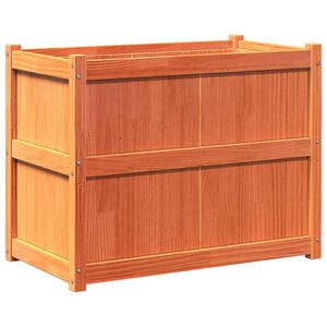 vidaXL Zahradn&iacute; truhl&iacute;k voskově hněd&yacute; 90 x 50 x 70 cm masivn&iacute; borovice