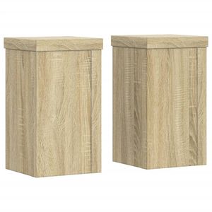 vidaXL Stojan na rostliny 2 ks Dub sonoma 10 x 10 x 18 cm