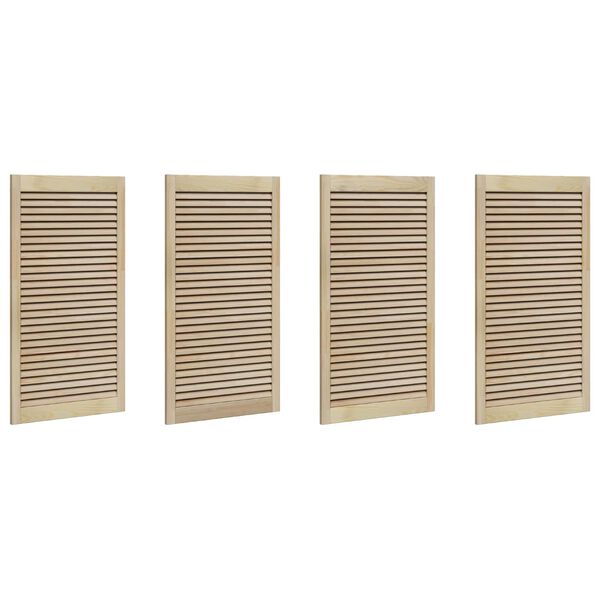 vidaXL Skř&iacute;ňov&eacute; dveře se dveřmi 4 pcs Př&iacute;rodn&iacute; 140.5 x 2 x 59.5 cm