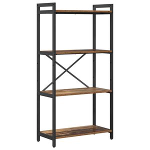 vidaXL Knihovna 60 x 30 x 120 cm Kompozitn&iacute; dřevo Star&eacute; dřevo