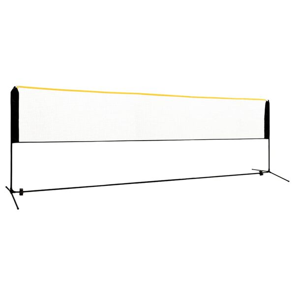 vidaXL Nastaviteln&aacute; badmintonov&aacute; s&iacute;ť 500 x 103 x 94&ndash;158 cm kov