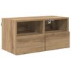 vidaXL TV wall cabinet 60 x 30 x 30 cm Artisanov&yacute; dub Kompozitn&iacute; dřevo