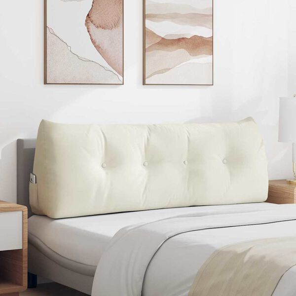 vidaXL Pol&scaron;t&aacute;ř na z&aacute;da Kr&eacute;mov&aacute; 140 x 24 x 50 cm samet