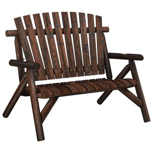 vidaXL 2m&iacute;stn&aacute; zahradn&iacute; lavice 119 x 85 x 98 cm masivn&iacute; smrkov&eacute; dřevo