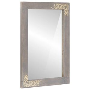 vidaXL Koupelnov&eacute; zrcadlo &Scaron;ed&aacute; 70 x 50 x 2,5 cm