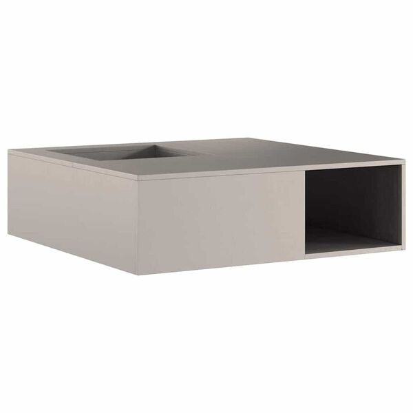 vidaXL Ohniště Hnědá 100 x 100 x 30 cm Povětrnostně odolná ocel